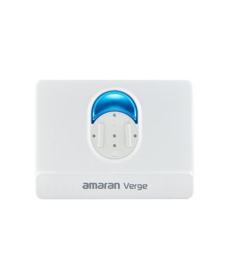 Verge 26W Bi-Color LED Light Panel, White, Bundle with Base Stand and Desk Clamp Stand