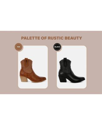 Womens Big Mood Raffia & Faux Leather Cowboy Boots