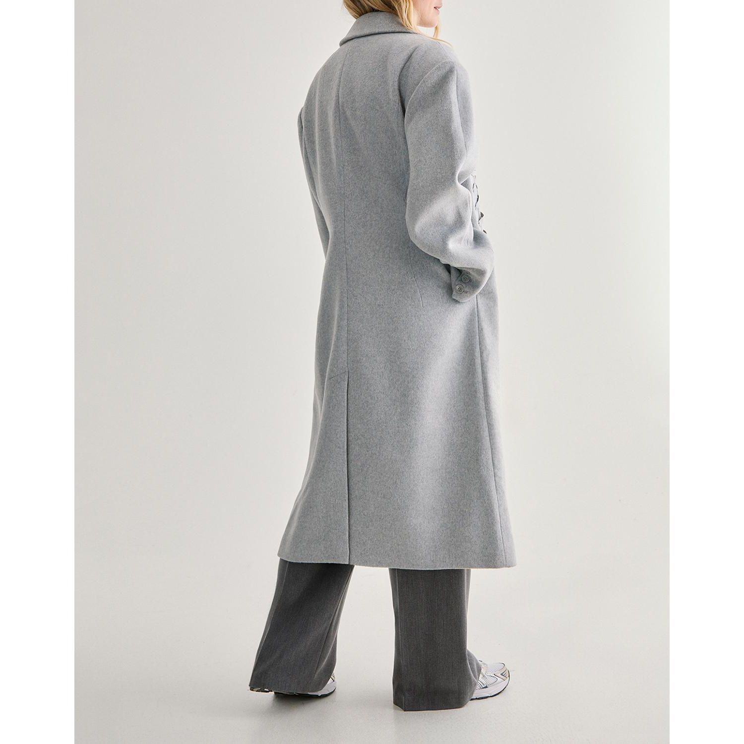 Premium Corseted Detail Maxi Coat