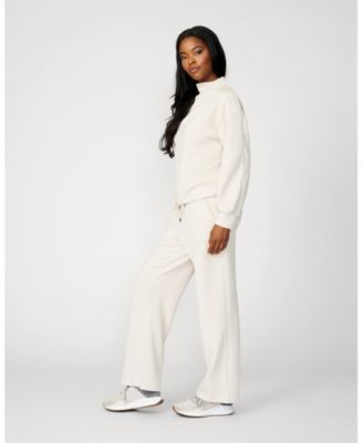 Women's Mockneck Modal Top & Wide Leg Pant