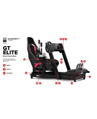 GTElite Wheel Plate Edition Racing Simulator Cockpit