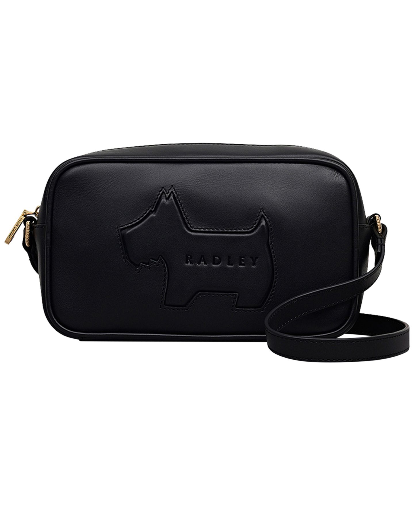 Женская сумка Radley London Hadley Lane Applique Dog Small Zip-Top Crossbody, цвет: Чёрный — фото 1