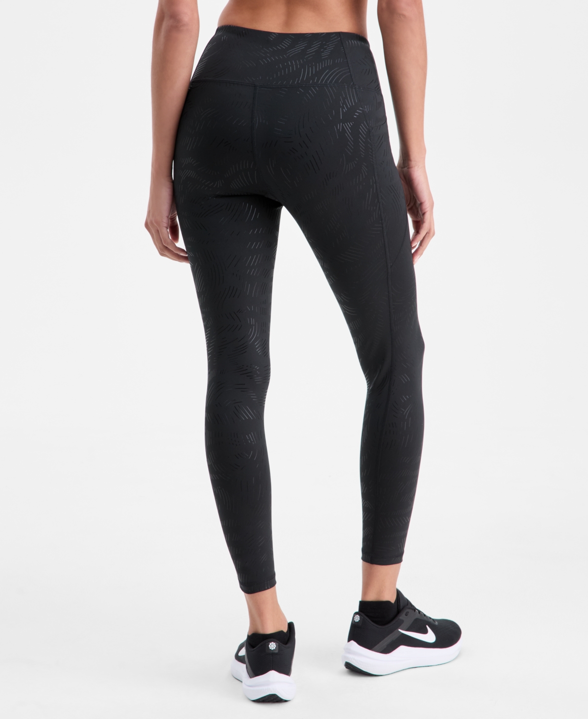 Id Ideology Women's Zebra-Print Compression Leggings, Macy's Exclusive