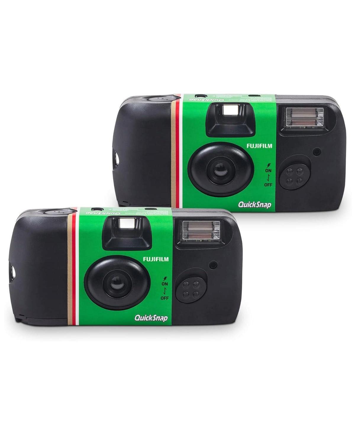 Fujifilm QuickSnap Flash 400 35mm Single-Use Disposable Camera with Flash, 27 Exposures, 2-Pack