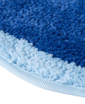 Scalloped Tufted Bath Rug, 18" x 27"