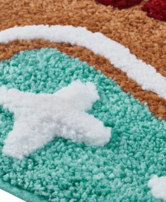 Gingerbread Man Holiday Bath Rug Set, 2 Count