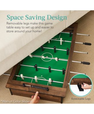 40in Tabletop Foosball Table, Arcade Table Soccer for Home, Game Room w/ 2 Balls