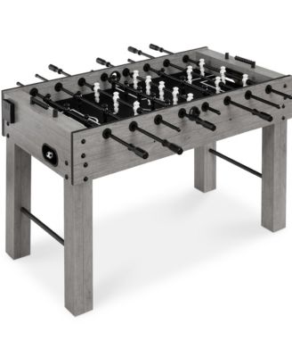 Full Size 54in Regulation Foosball Table for Home, Game Room w/ 2 Balls, 2 Cup Holders
