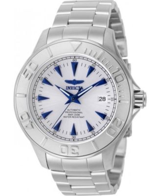 Invicta Men's 7033 Signature Automatic 3 Hand Silver Dial Watch - Macy's