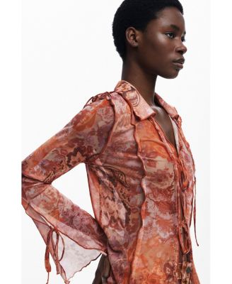 Women's Chiffon T-shirt with bows