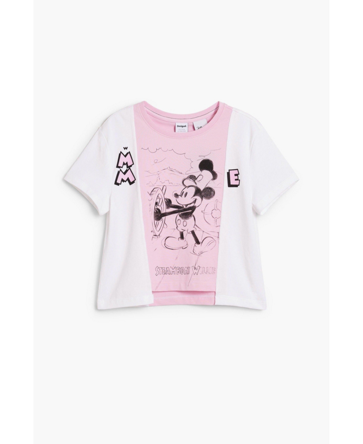 Desigual Girls's Bicolor Minnie Mouse T-shirt