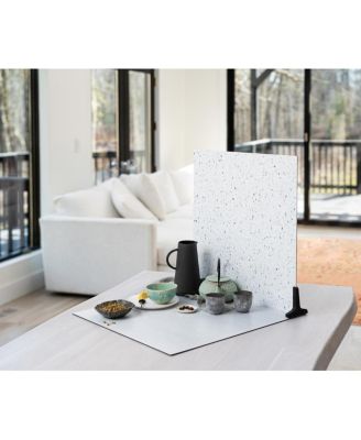 Duo Board - 24x24" Double Sided Surface Board, Linen White/Linen Cream