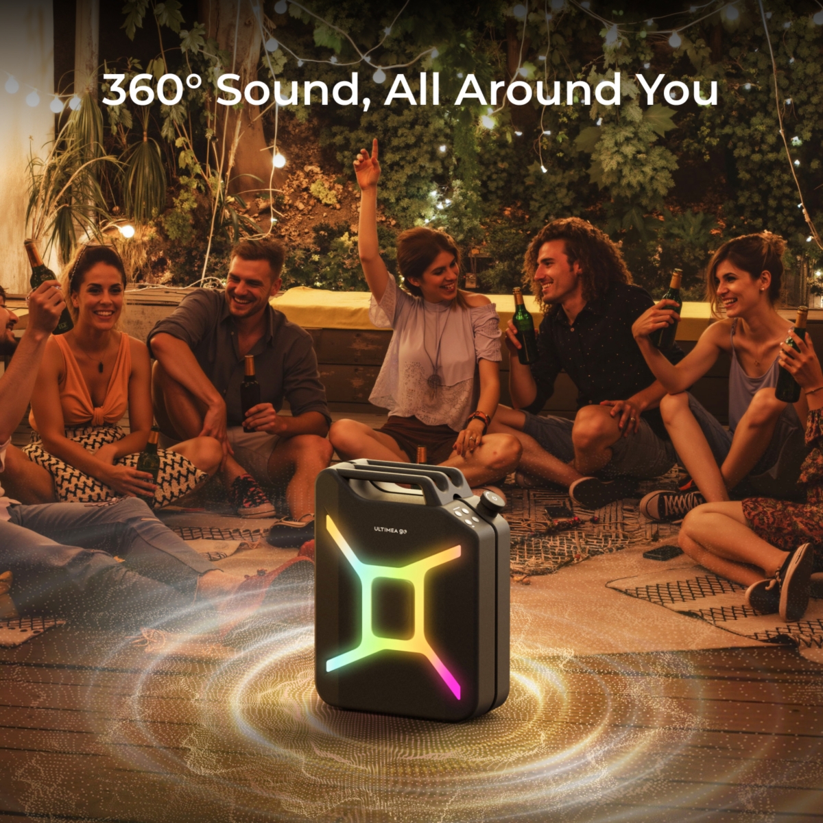 Ultimea go Jerry Can 360° Party Speaker