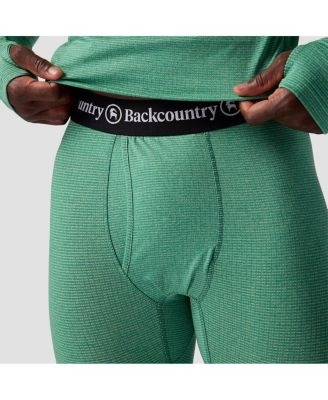 Men's Pines Microgrid Ultra-Lt Baselayer Bottom Lightweight Long Underwear Bottoms