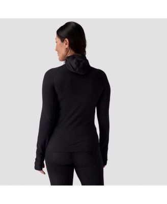 Women's Backcountry Pines Microgrid Ultra-Lt Baselayer Balaclava Top Lightweight Long Underwear Tops