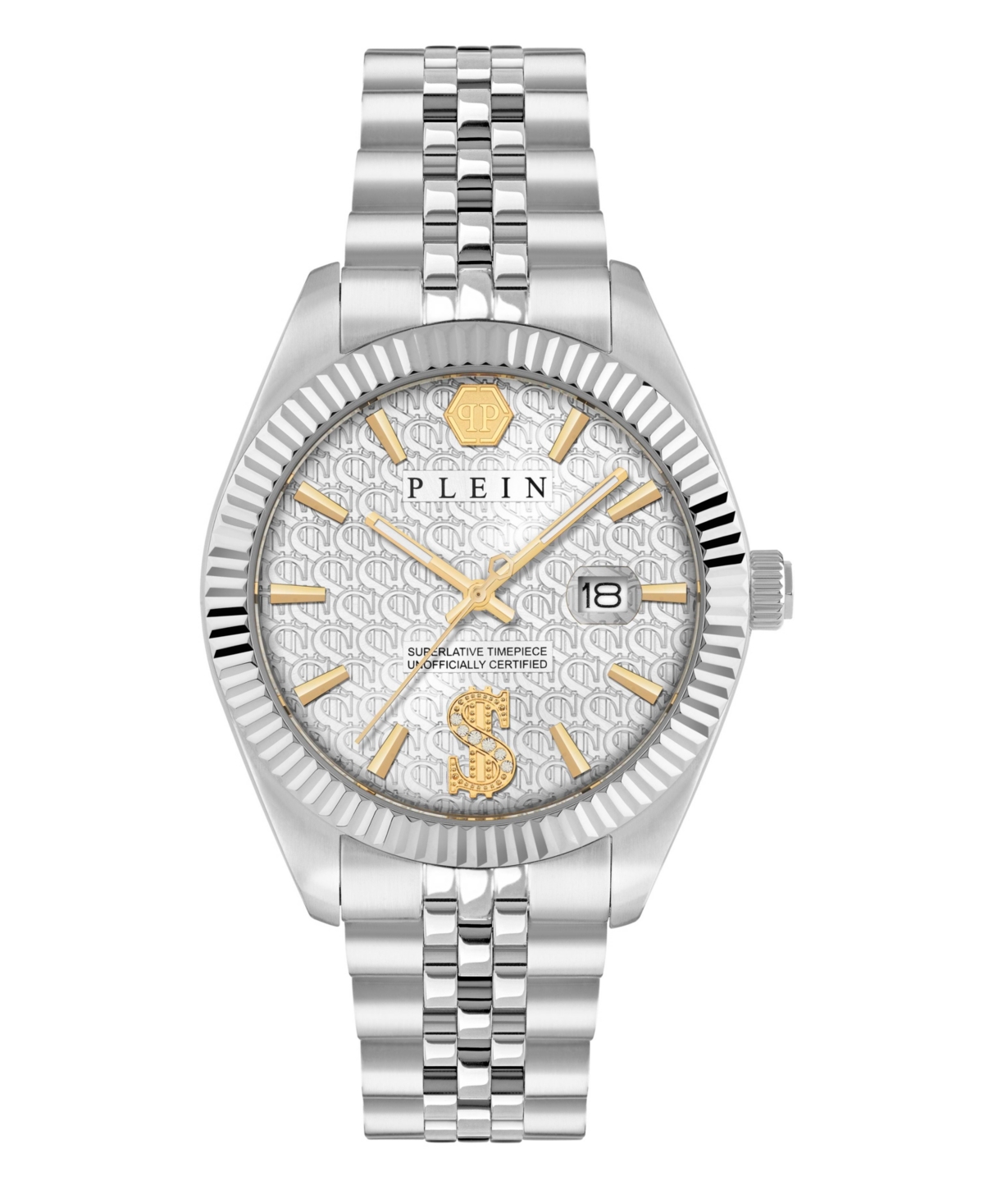 Philipp Plein New Date Superlative 41mm In Silver