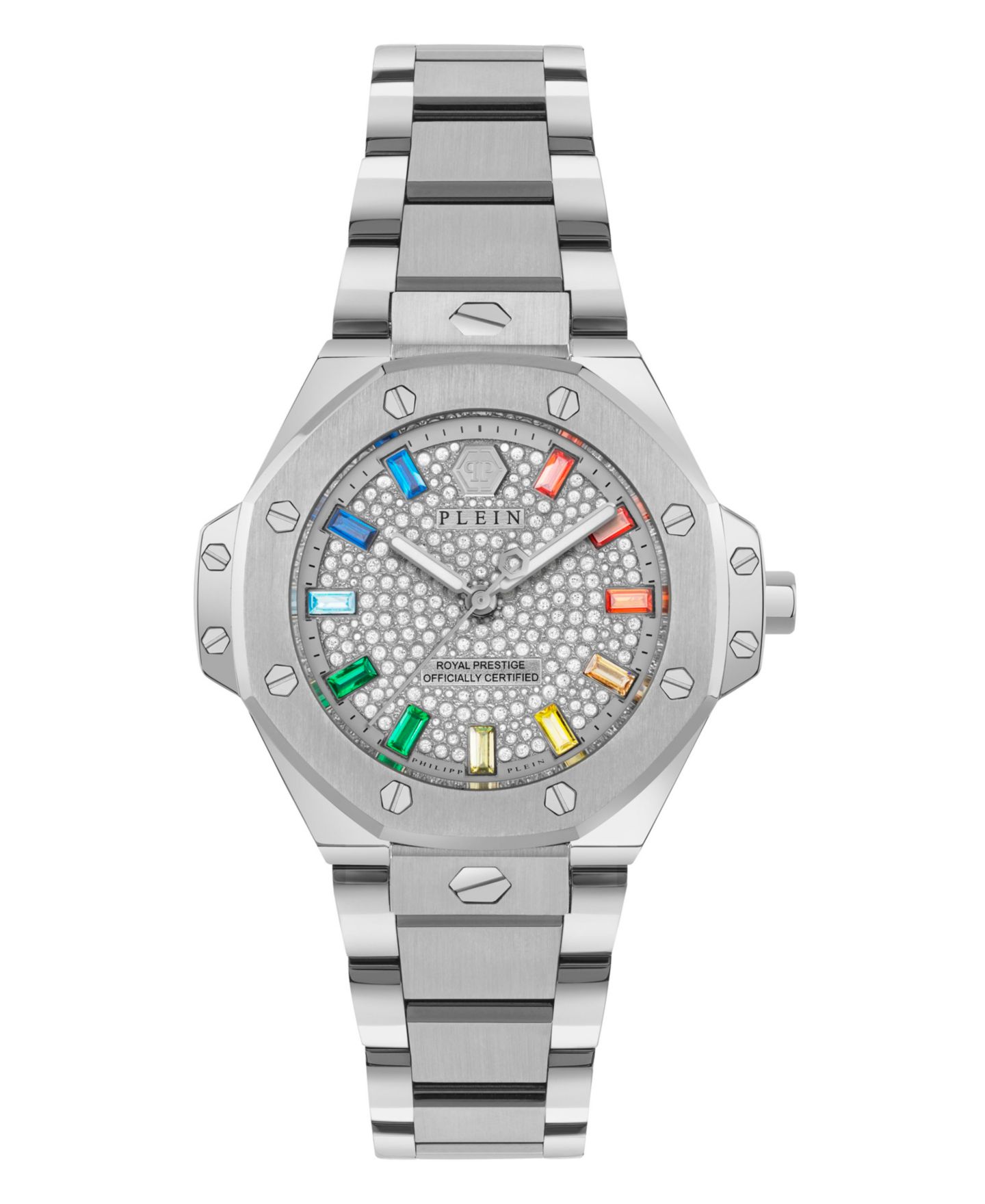 Женские часы Philipp Plein Silver Stainless Steel, 33mm — фото 1