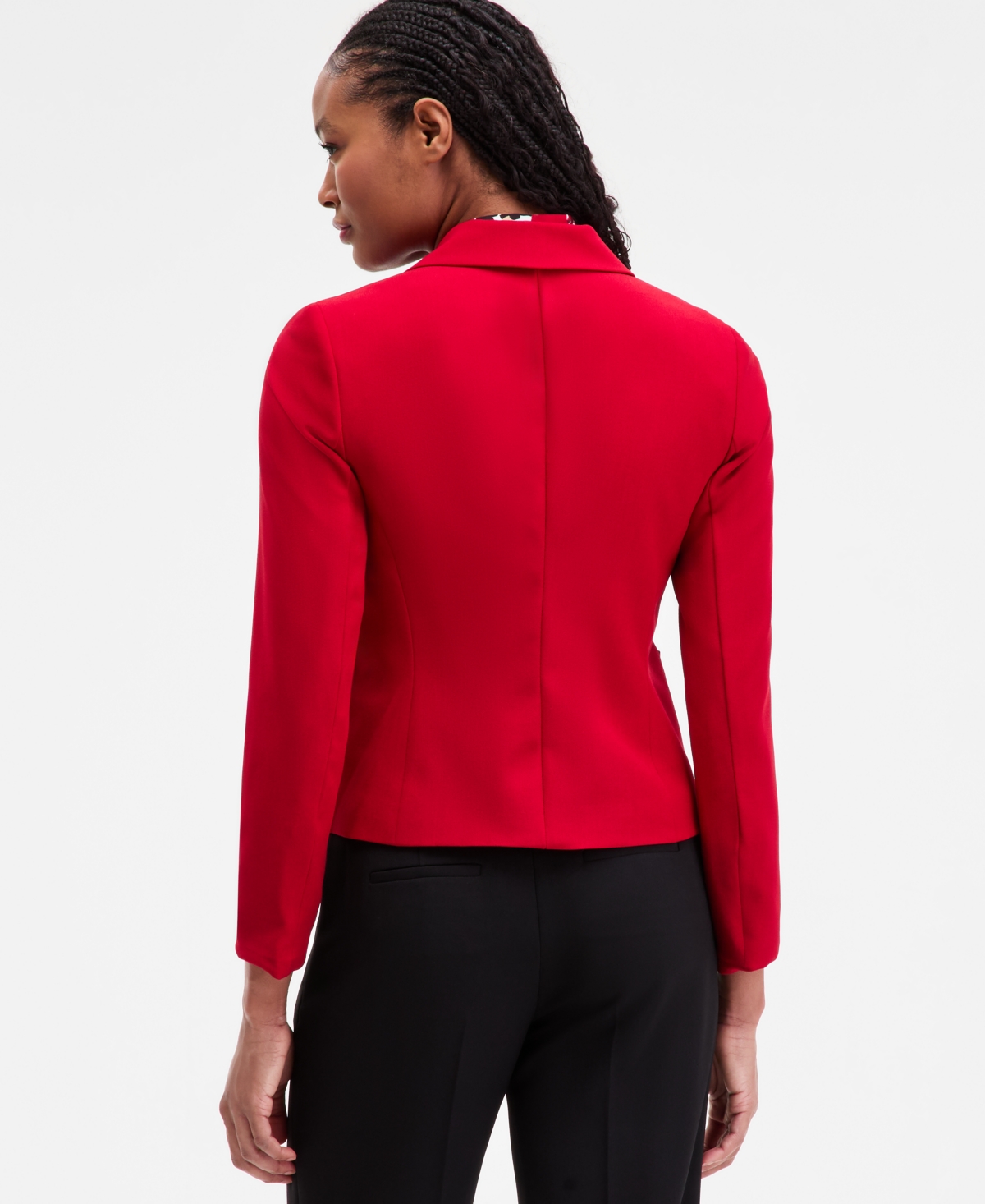 Kasper Women's Julia Stretch Crepe Patch-Pocket Blazer