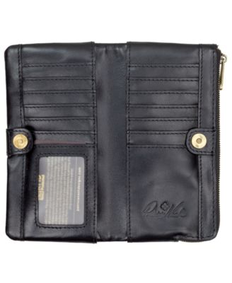 Prassa Bark Leaves Textured Wallet