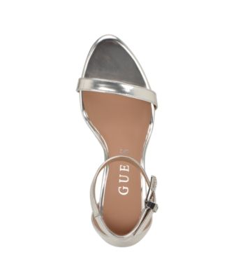 Women's Insraa Rhinestone Buckle Stiletto Dress Sandals