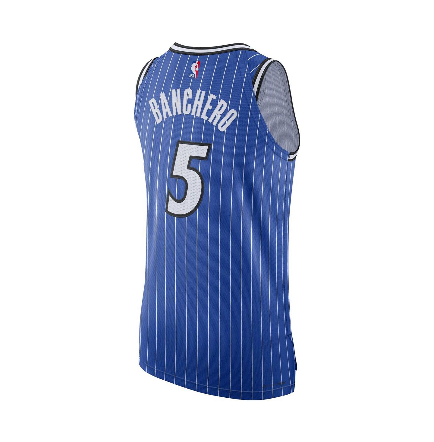Мужской топ Nike Paolo Banchero Blue Orlando Magic Authentic Player Icon Edition Jersey — фото 2
