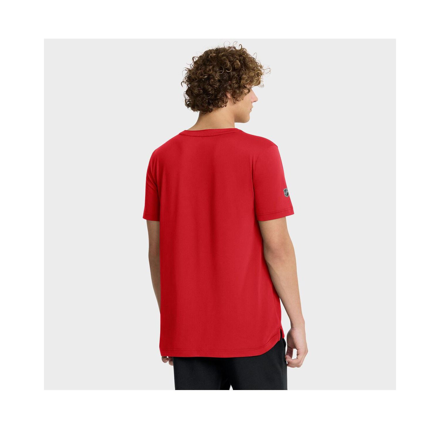 Men's Red Chicago Blackhawks Authentic Pro Centennial Rink Tech T-Shirt