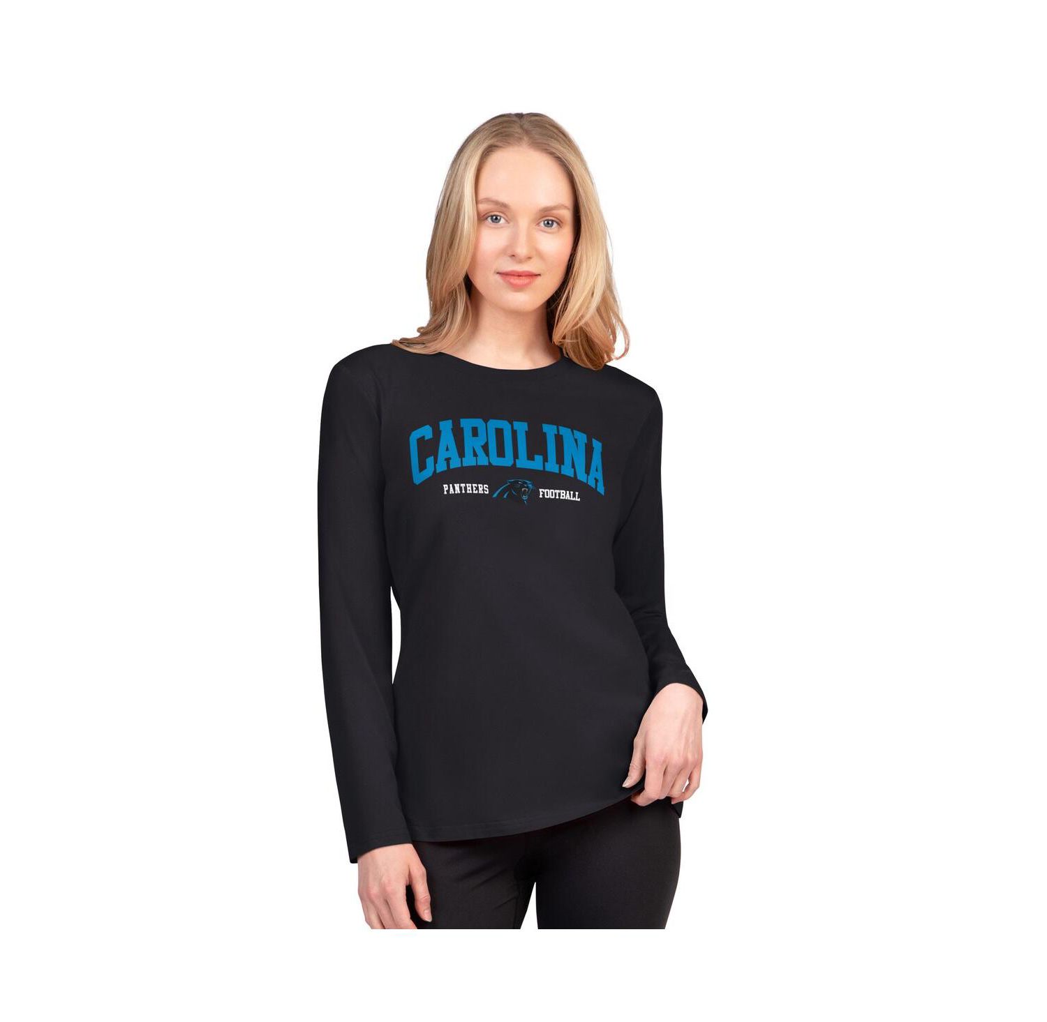 Women's Black Carolina Panthers Best Play Long Sleeve T-Shirt