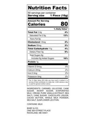 Sea Salted Caramel Gift Box Dark Chocolate, 18 Pieces