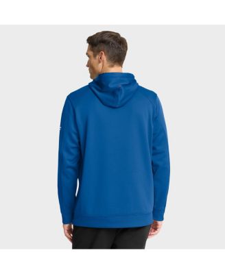 Men's Blue New York Rangers Authentic Pro Rink Centennial Hoodie