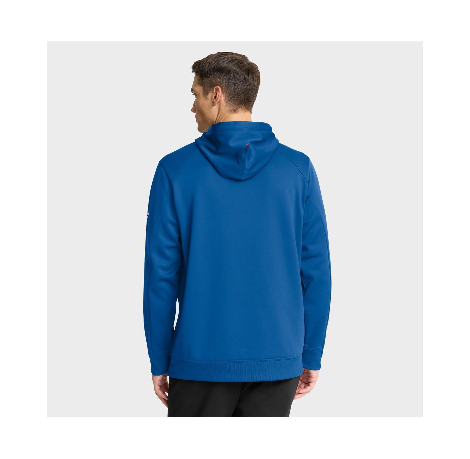 Men's Blue New York Rangers Authentic Pro Rink Centennial Hoodie
