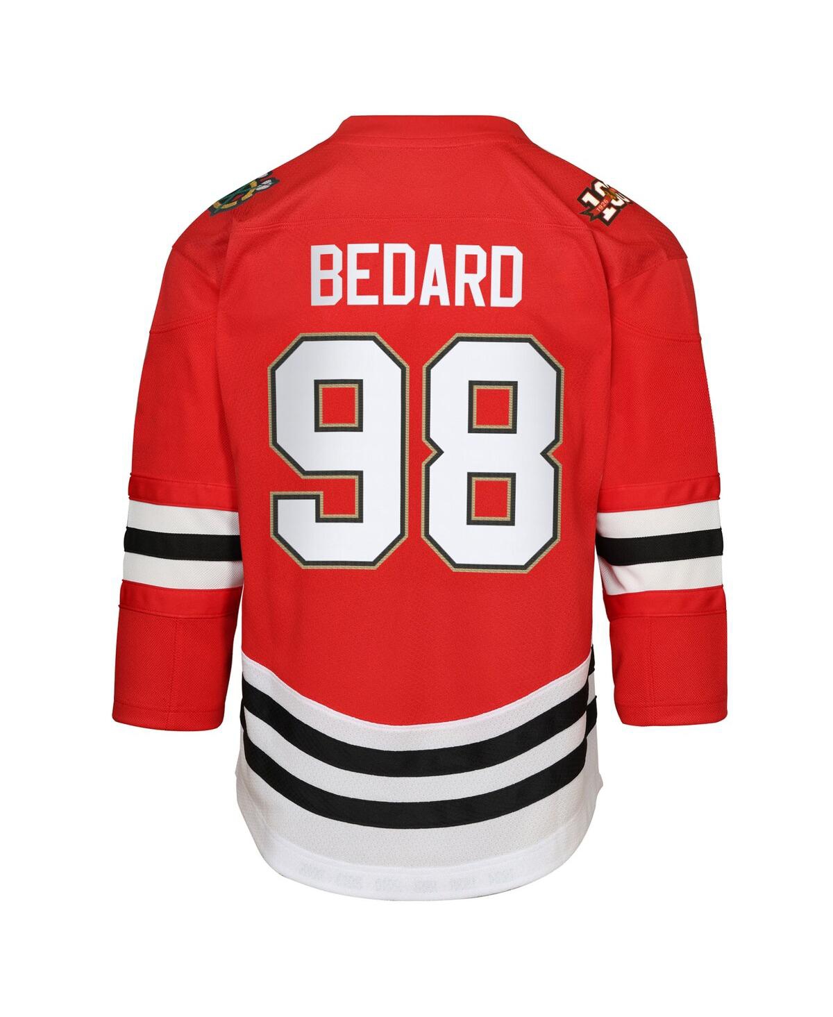 Outerstuff Toddler Connor Bedard Red Chicago Blackhawks Centennial Replica Player Jersey