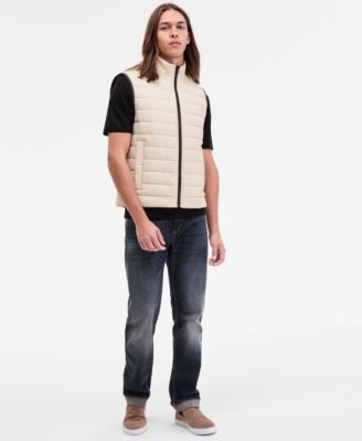 Men's Barvino2435 Slim-Fit Quilted Full-Zip Liner Vest