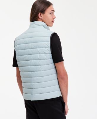 Men's Barvino2435 Slim-Fit Quilted Full-Zip Liner Vest