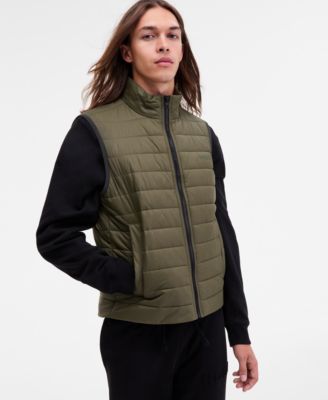 Men's Barvino2435 Slim-Fit Quilted Full-Zip Liner Vest