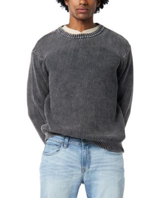Buffalo David Bitton - Men's Washy Textured Knit Crewneck Sweater