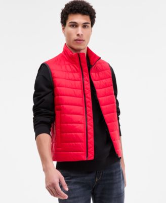 Men's Barvino2435 Slim-Fit Quilted Full-Zip Liner Vest