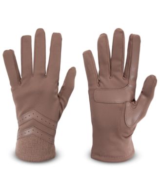 Women's Rib-Knit Fleece-Lined Gloves