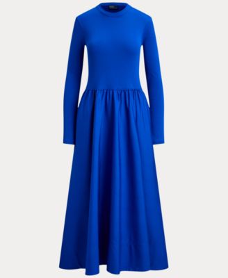 Women's Cotton Long-Sleeve Dress