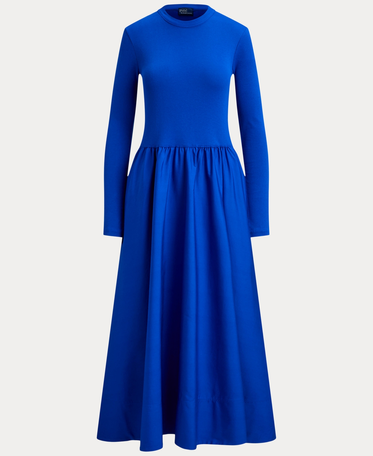 Polo Ralph Lauren Women's Cotton Long-sleeve Dress In Blue
