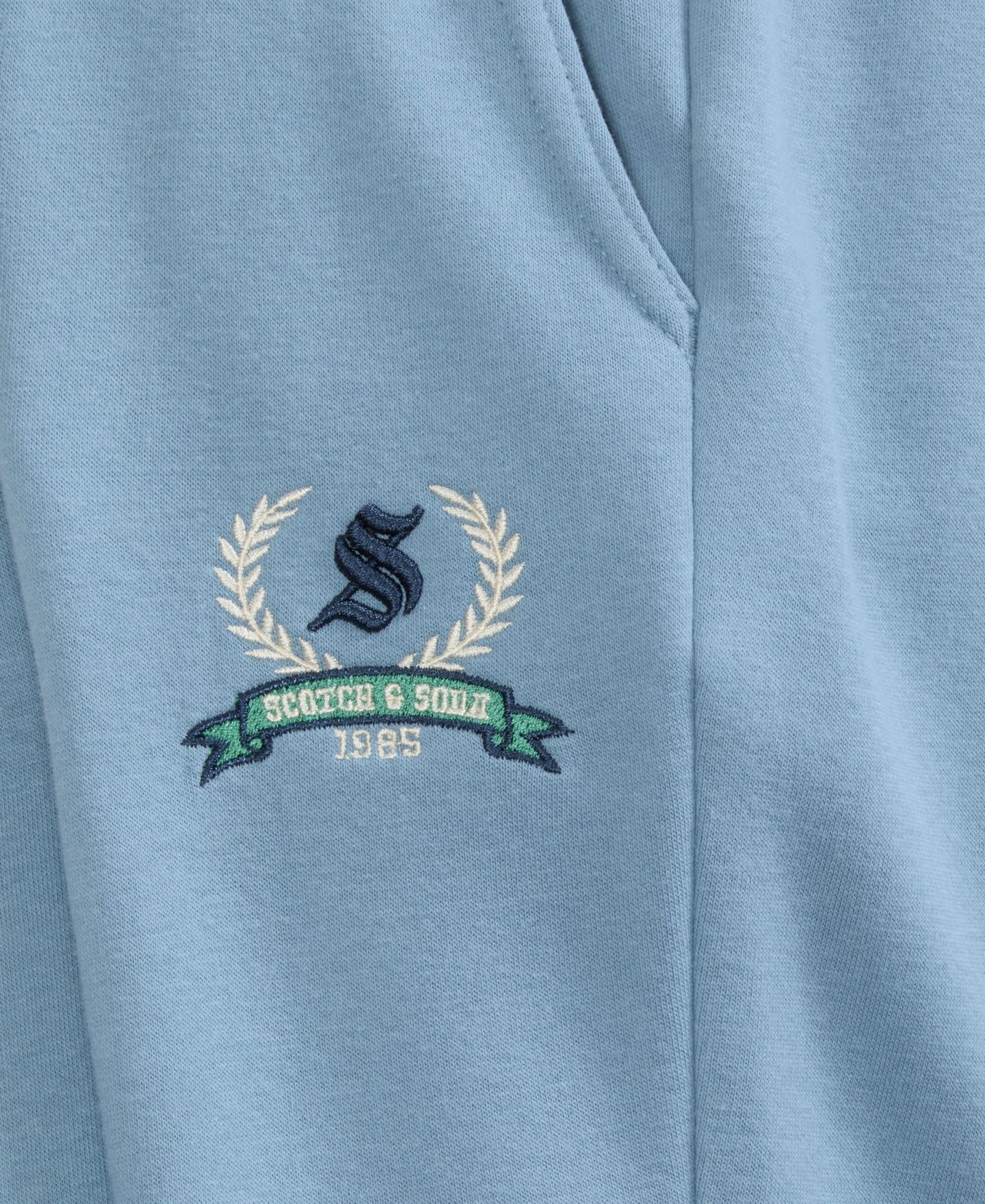 Комплект SCOTCH & SODA 1/4 Zip Top and Jogger, 2-Piece Set для мальчиков-малышей, цвет: Skyblue — фото 4
