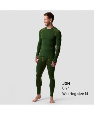 Men's Cedars RWS Merino Lt-Wt Baselayer Crew Top Lightweight Long Underwear Tops