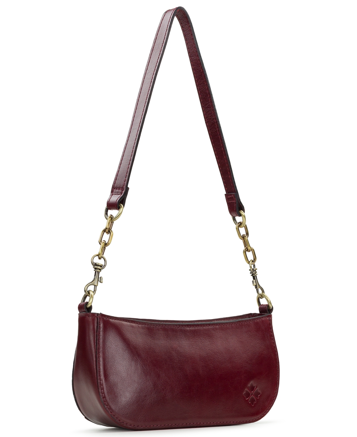Patricia Nash Women's Sassi Baguette Crossbody Handbag In Burgundy