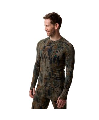 Men's Cedars RWS Merino Lt-Wt Baselayer Crew Top Lightweight Long Underwear Tops