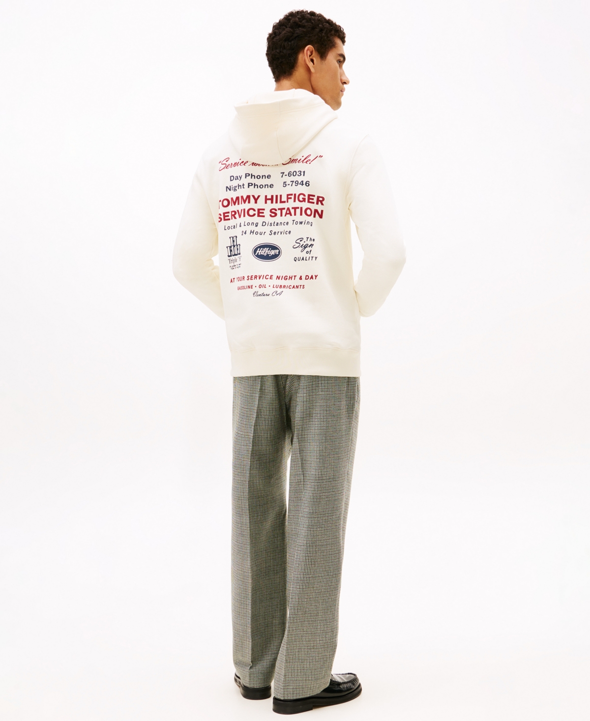 Tommy Hilfiger Men's Regular-Fit Service Station Hoodie