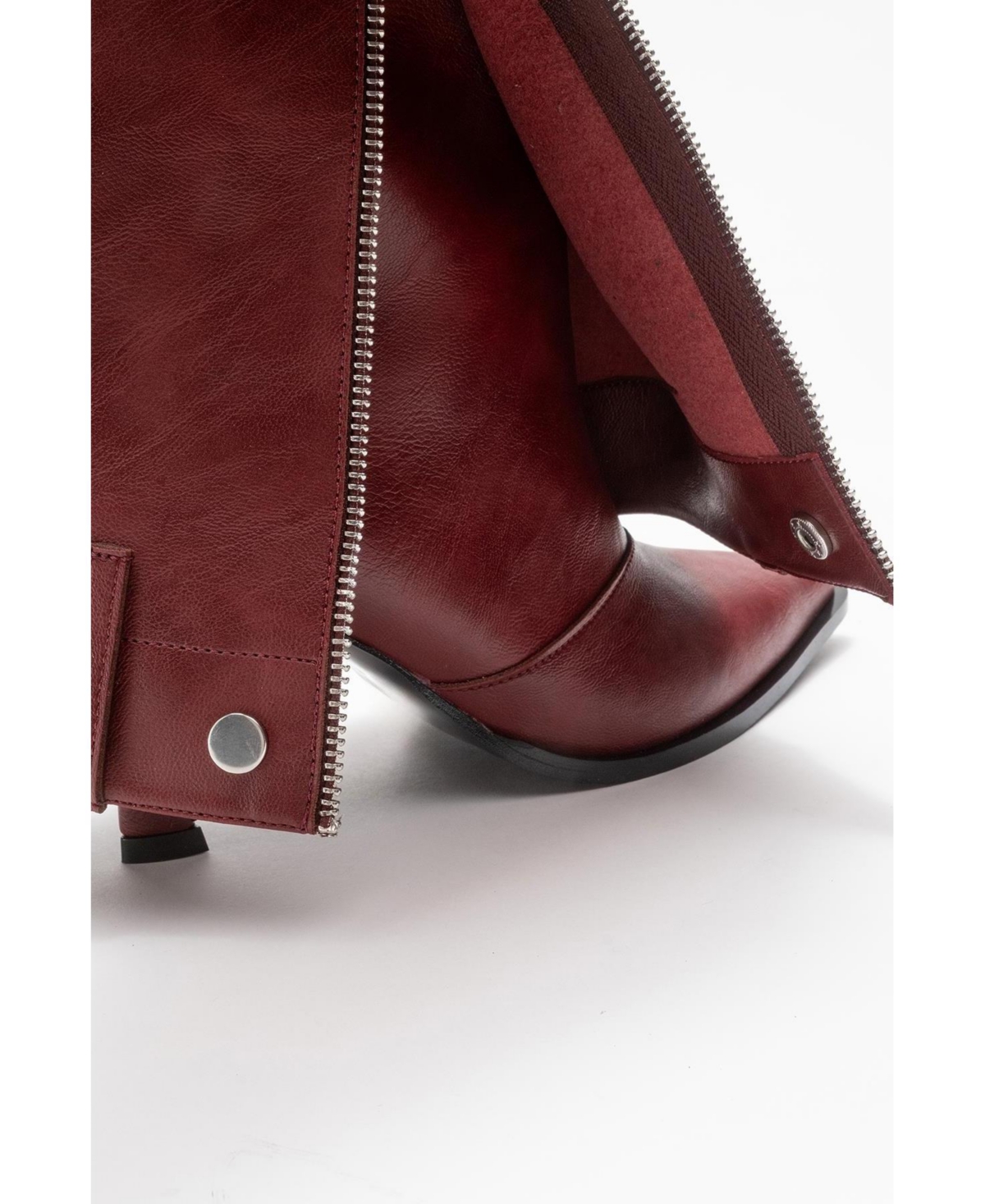 Prologue Shoes Lola Zip Pointed Toe Heel Boot (Women)