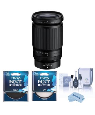 NIKKOR Z 28-400mm f/4-8 VR Lens, Bundle with 77mm CPL+UV Lens Filter Kit and Cleaning Kit
