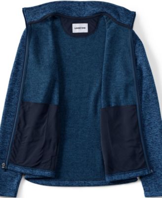 Women's Sweater Fleece Zip Front Jacket