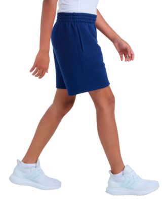 Boys' 8-20 Elastic Waistband Collegiate Fleece Shorts