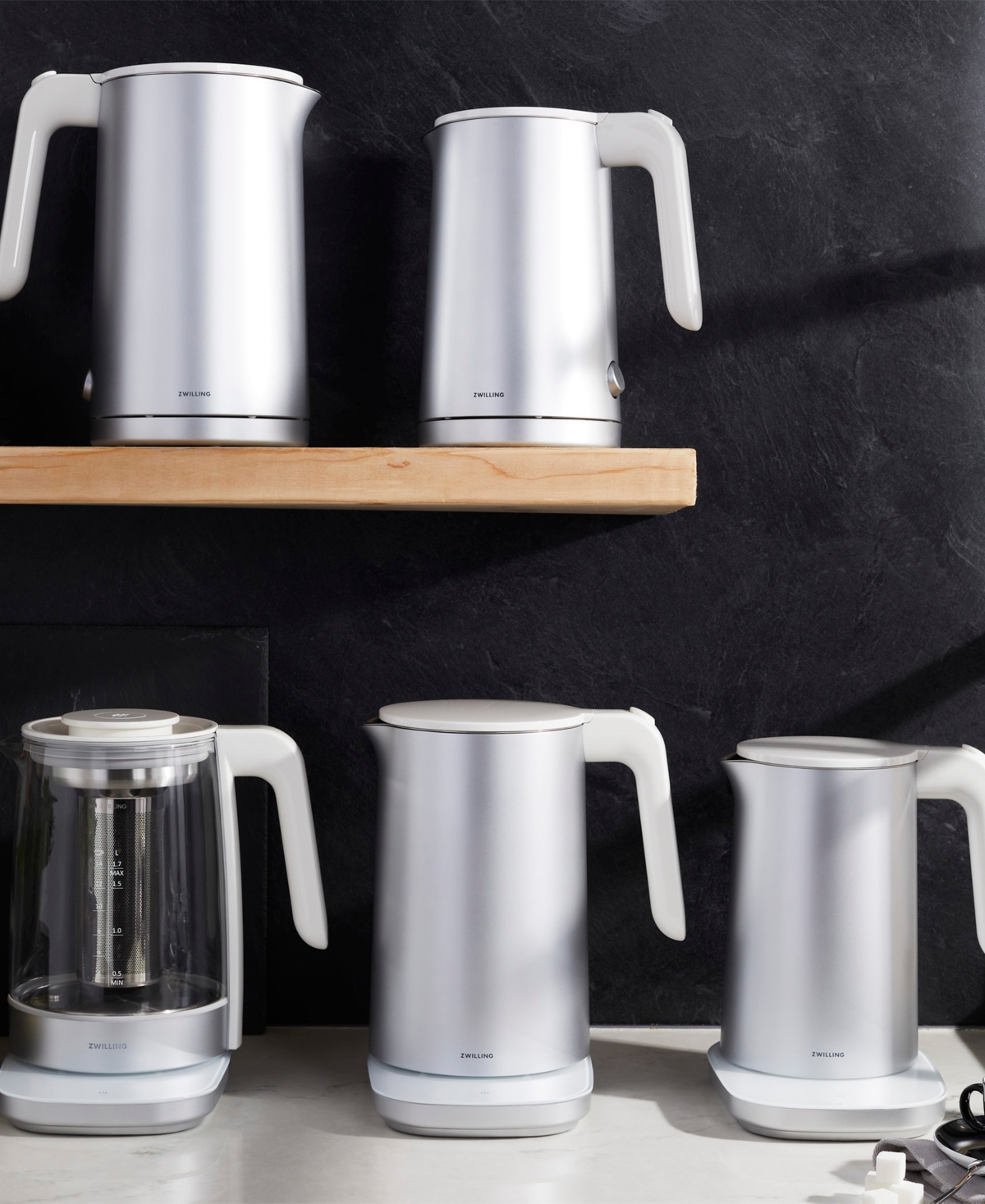 Zwilling Enfinigy 1-liter Tea Kettle Pro In Silver