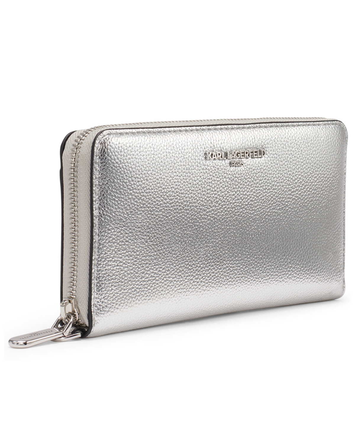 Karl Lagerfeld Boxed Wallet In Metallic
